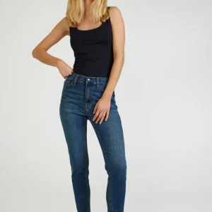 FQHARLOW - TÆSIDDENDE JEANS - BLÅ