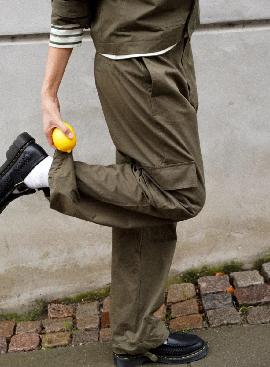 Esmé Studios Jodi Pants Cargobukser - Grøn - Billede 3