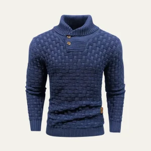 Brighton | Herre Chunky strik trøje med Buttons