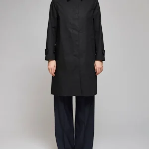 Mackintosh Black Banton Coat