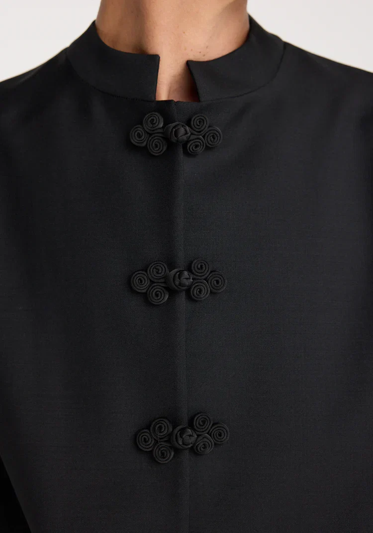 RÓHE Black Pankou Closure Jacket - Billede 3