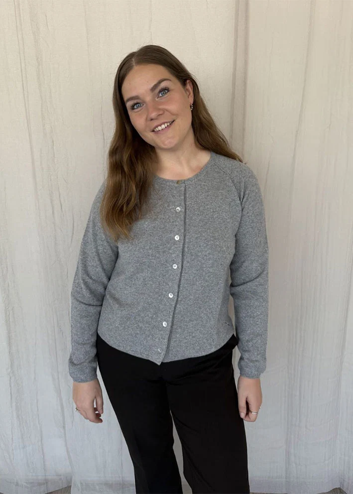 BTF CPH Cashmere Cardigan 50067 Marble Melange - Billede 3