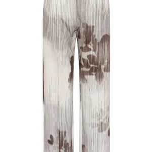 Gustav Marisa Jersey Bukser 62039 Creme med brunt print