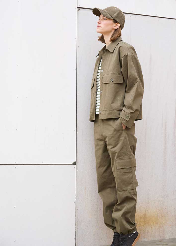 Esmé Studios Jodi Pants Cargobukser - Grøn - Billede 4