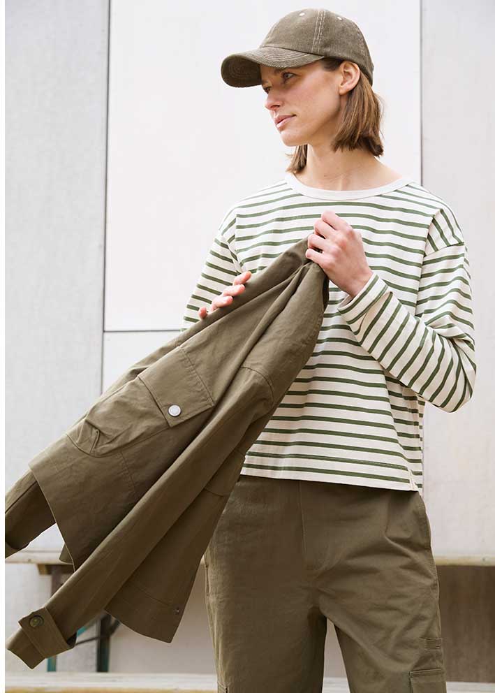 Esmé Studios Jodi Pants Cargobukser - Grøn - Billede 5