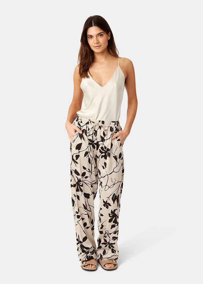 Karmamia Garcia Bukser - Mono Floral - Blomstrede Bukser - Billede 5