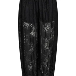 Haute L'Amitié Bella Lace Harem Pant - Sorte Blondebukser