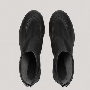 Hereu Black Juliol Boot Heeled