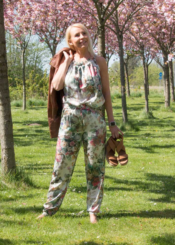 Karmamia Cora Pants - Bukser - White Eden - Billede 4