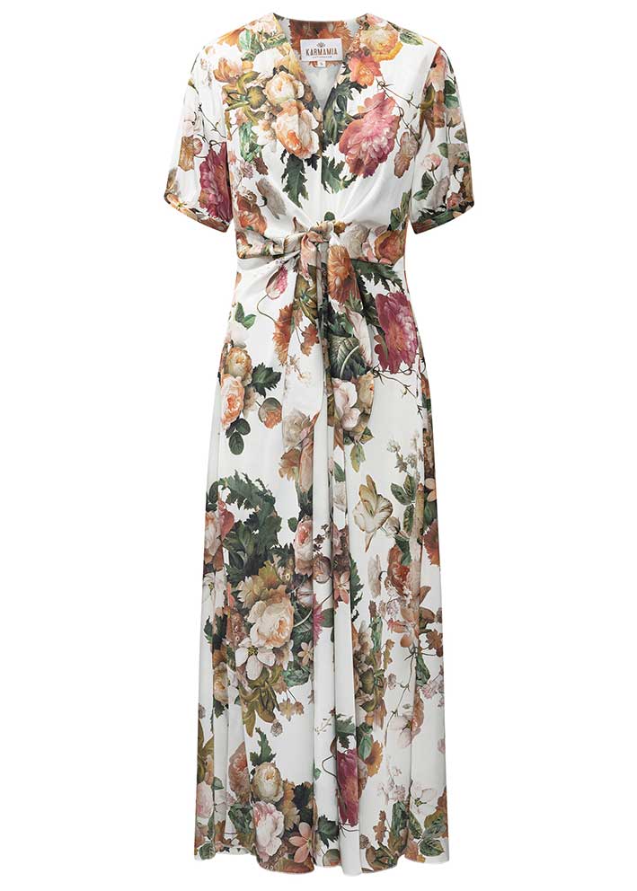 Karmamia Faye Kjole - Summer Bloom - Blomstret Maxikjole