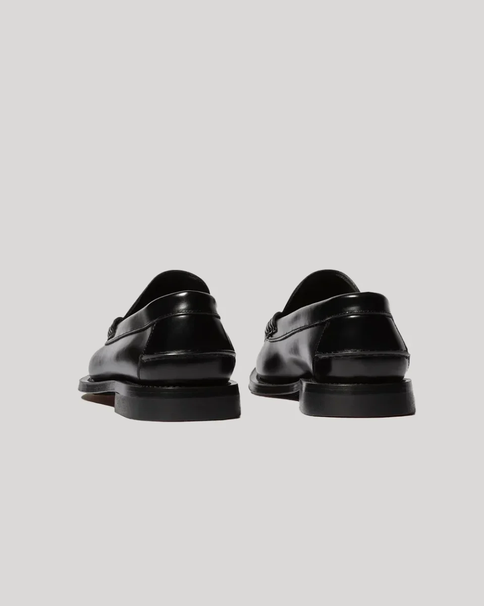 Hereu Nombela Leather Tassel Slip on Loafer Black - Billede 4