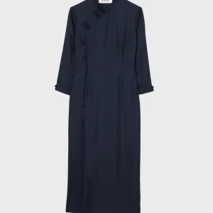 RÓHE Night Pankou Closure Silk Dress