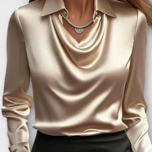 Ronja | Satin Bluse