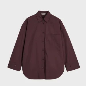 By Malene Birger Aubergine Derris Shirts