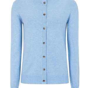 Soft Rebels Marla Strik Cardigan - Lyseblå Melange