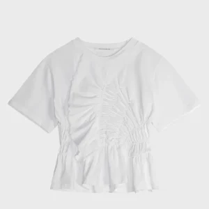 Cecilie Bahnsen White Jersey T-shirt