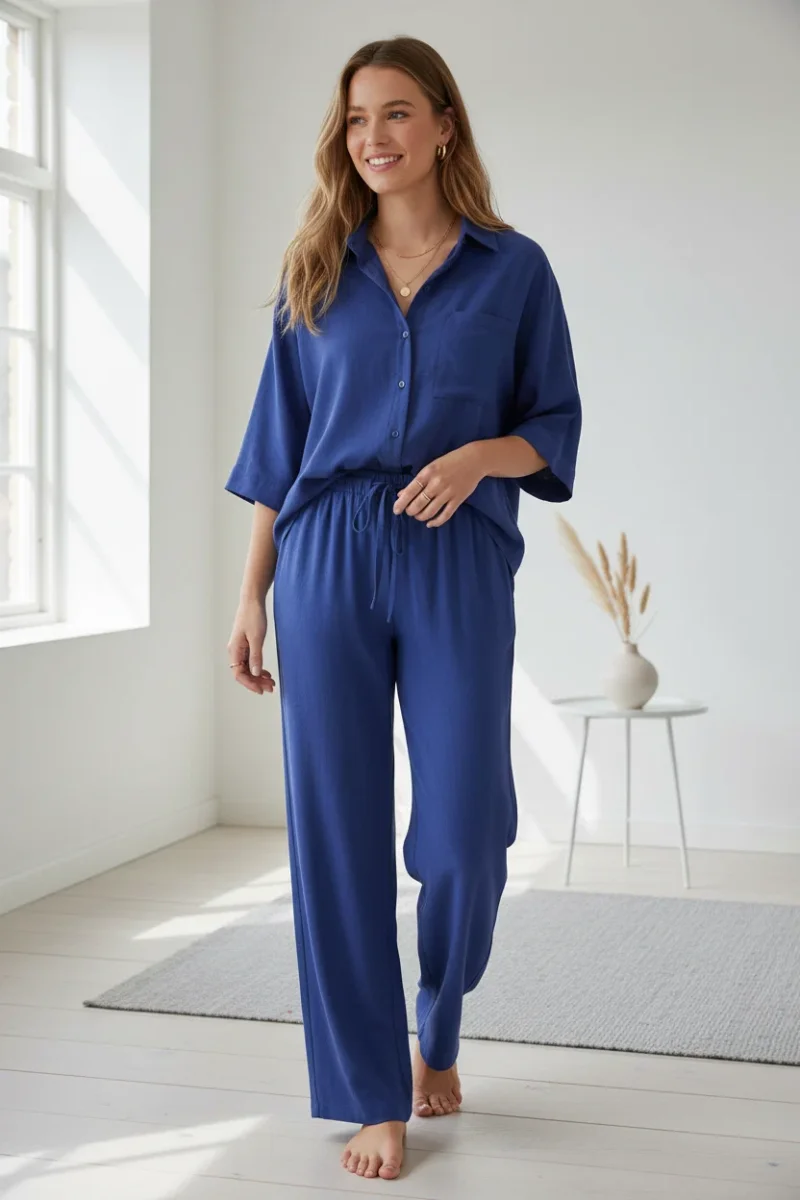 Soft Rebels Yindi Bukser - Deep Ultramarine Blå