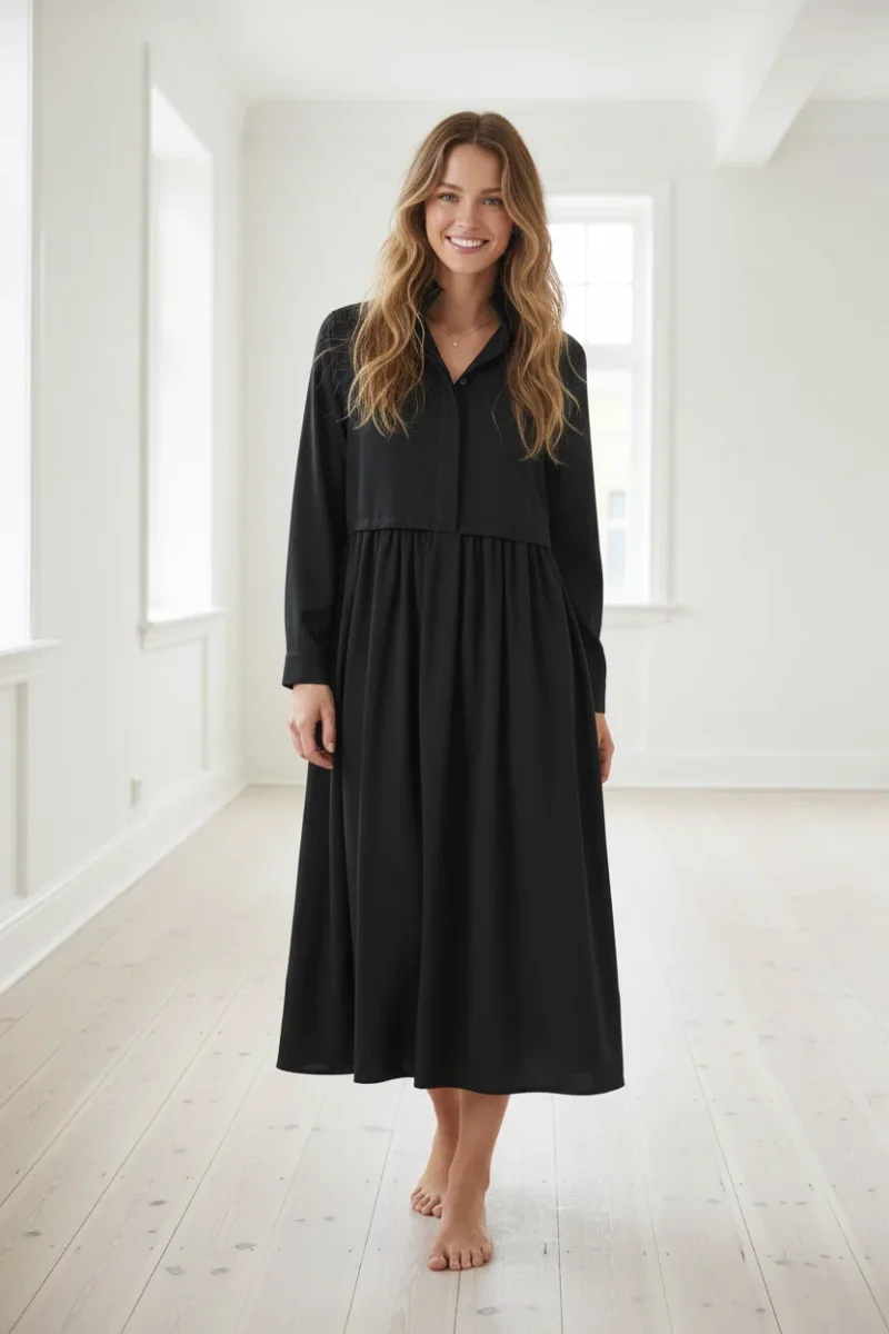 La Rouge Vilda Kjole - Black - Billede 2