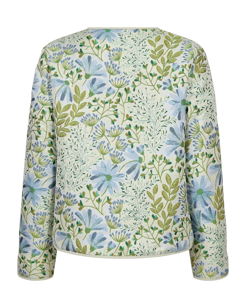 FQFLOWA - BLOMSTRET JAKKE - BLÅ - Billede 4