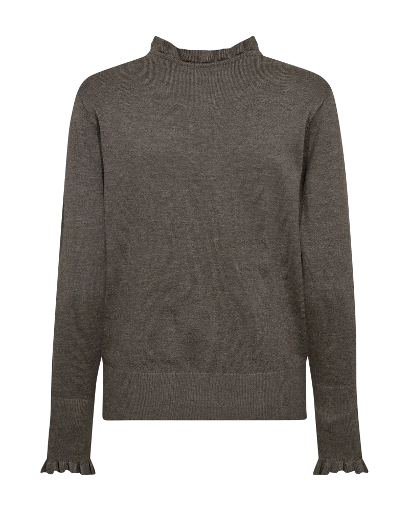 FQKATIE - PULLOVER - BRUN - Billede 3