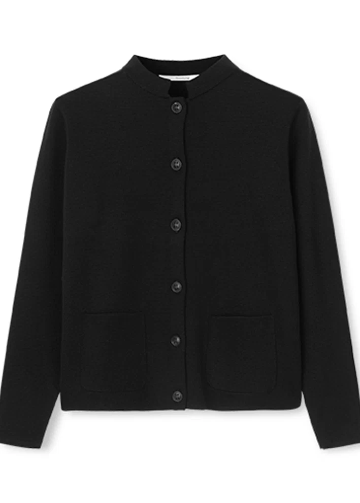 Sibin Linnebjerg Dell Cardigan - Black - Billede 2